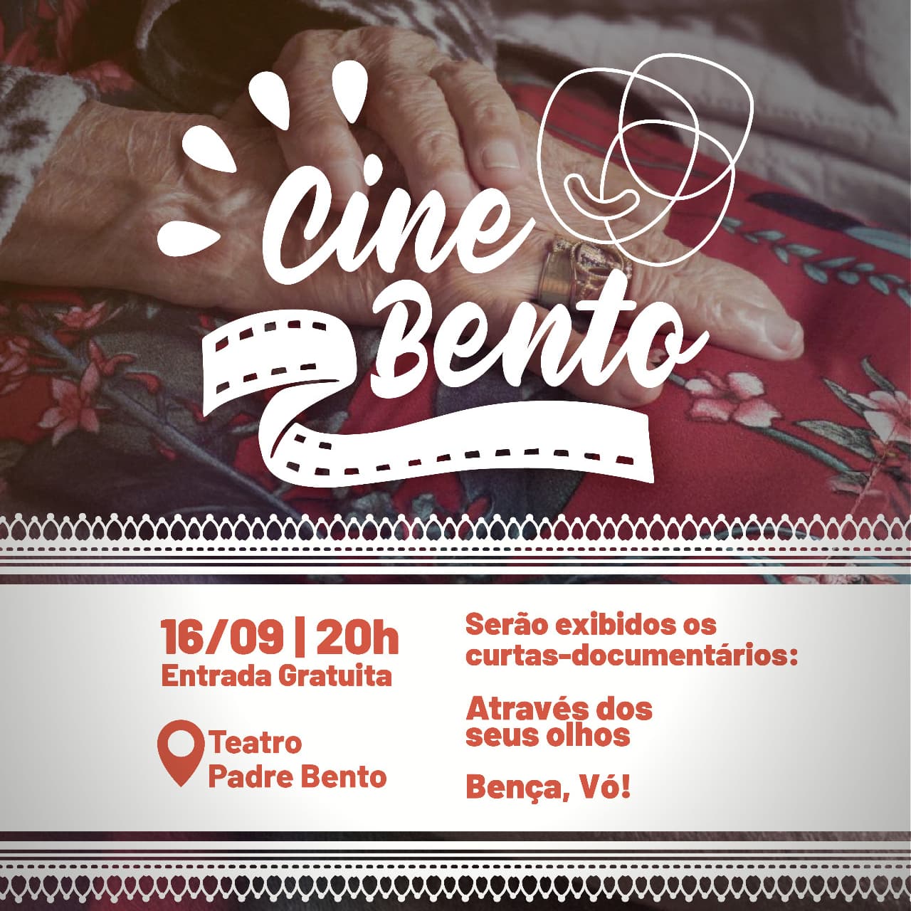 Banner do evento Cine Bento - Setembro