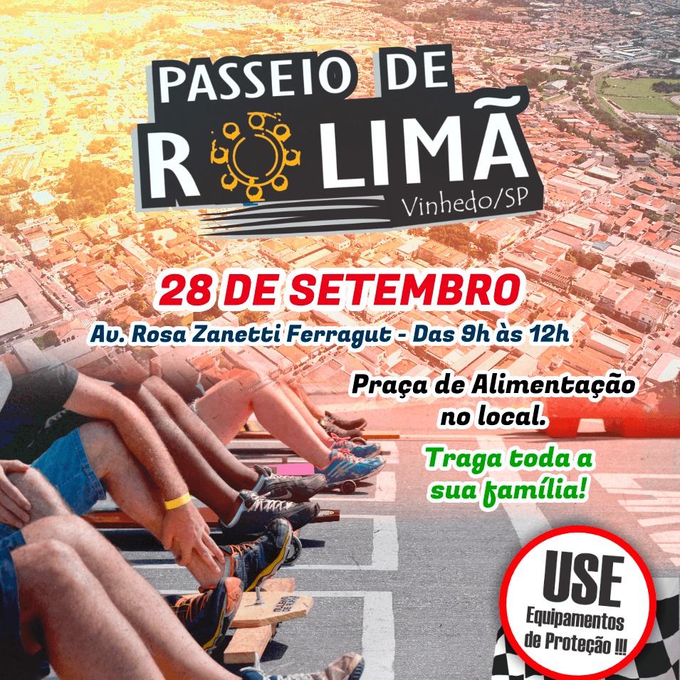 Banner do evento PASSEIO DE ROLIMÃ DE VINHEDO
