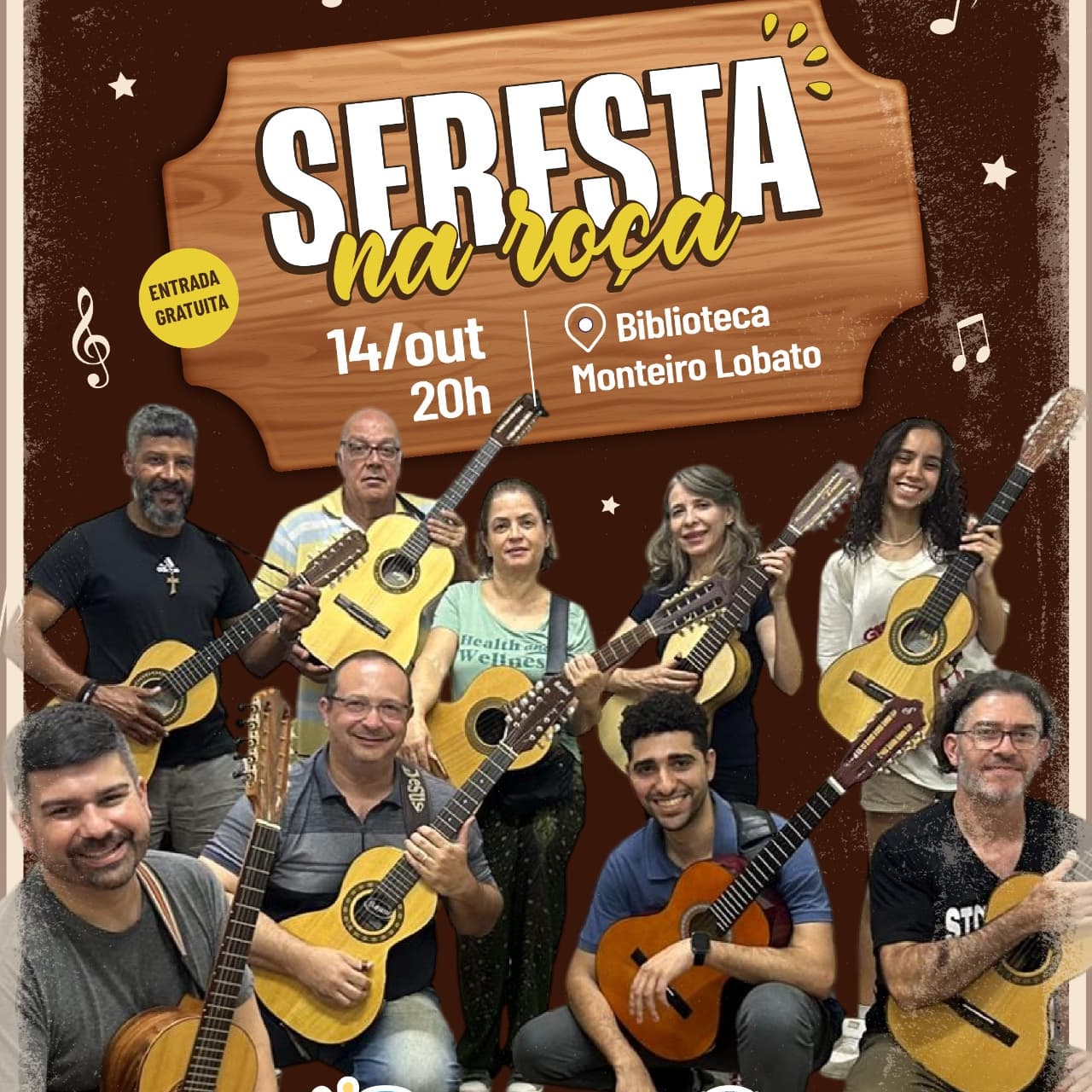Banner do evento SERESTA NA ROÇA EM GUARULHOS