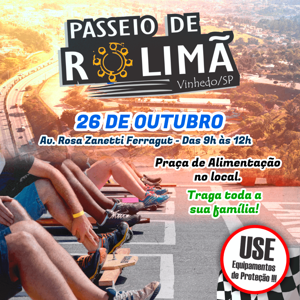 Banner do evento PASSEIO DE ROLIMÃ DE VINHEDO