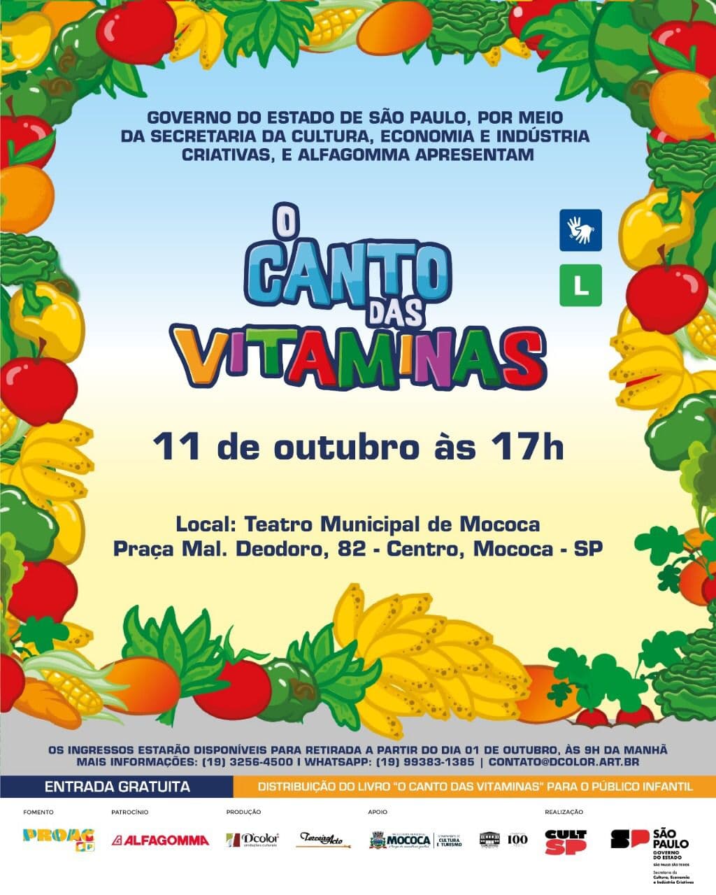 Banner do evento O Canto das Vitaminas