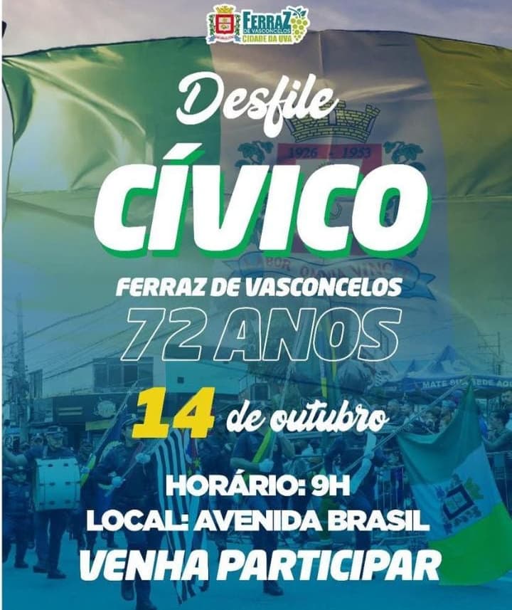 Banner do evento Desfile Cívico