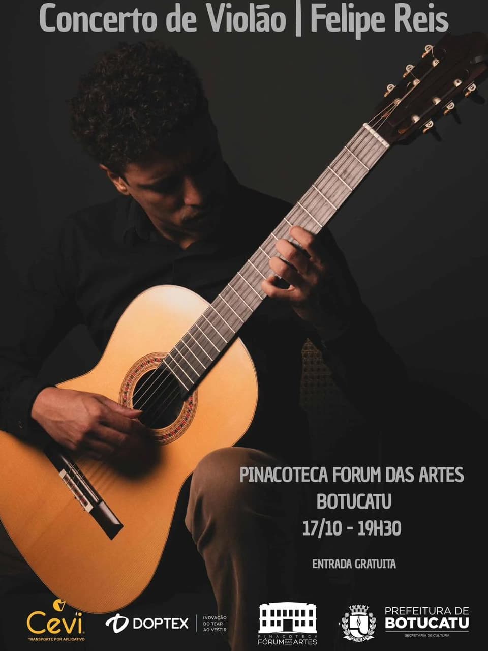 Banner do evento CONCERTO DE VIOLÃO | FELIPE REIS