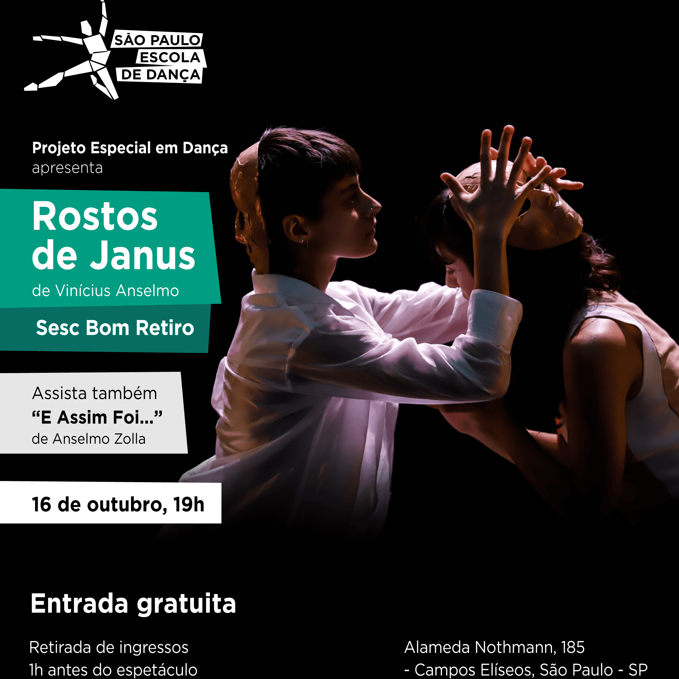 Banner do evento Rostos de Janus