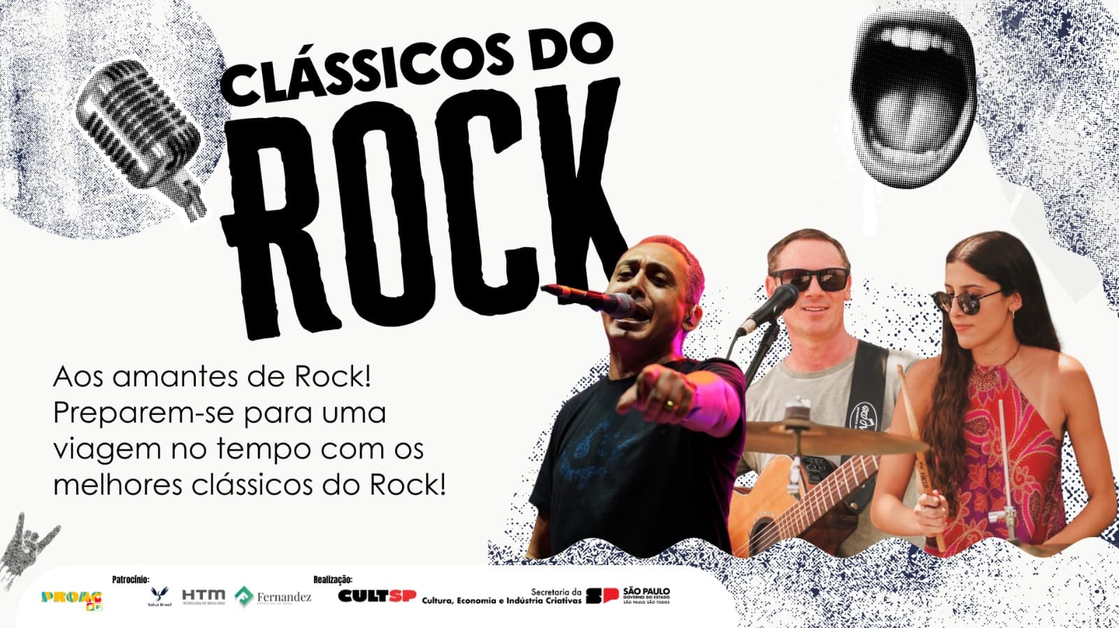 Banner do evento Clássicos do Rock