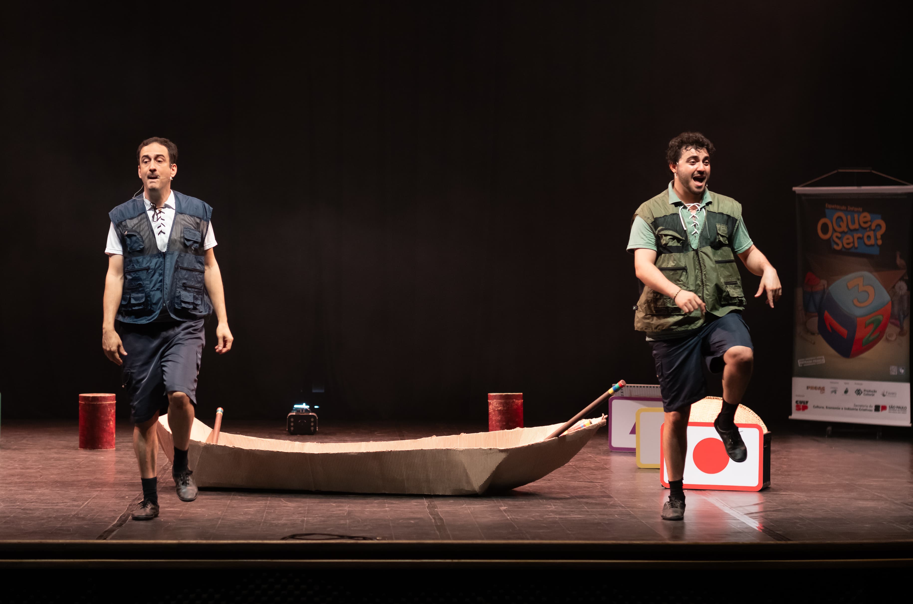 Banner do evento “O Que Será? Arte, Cultura e Folclore” leva teatro e ações educativas a crianças de Mogi Guaçu 