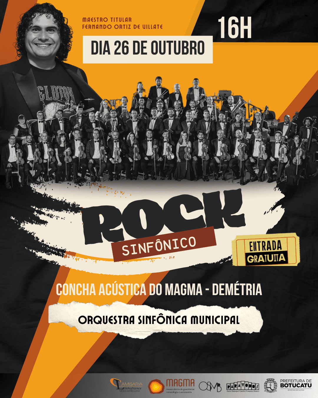 Banner do evento ROCK SINFÔNICO 🤘🏻🎸
