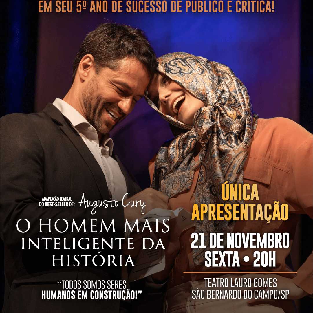 Banner do evento O Homem mais Inteligente da Historia   