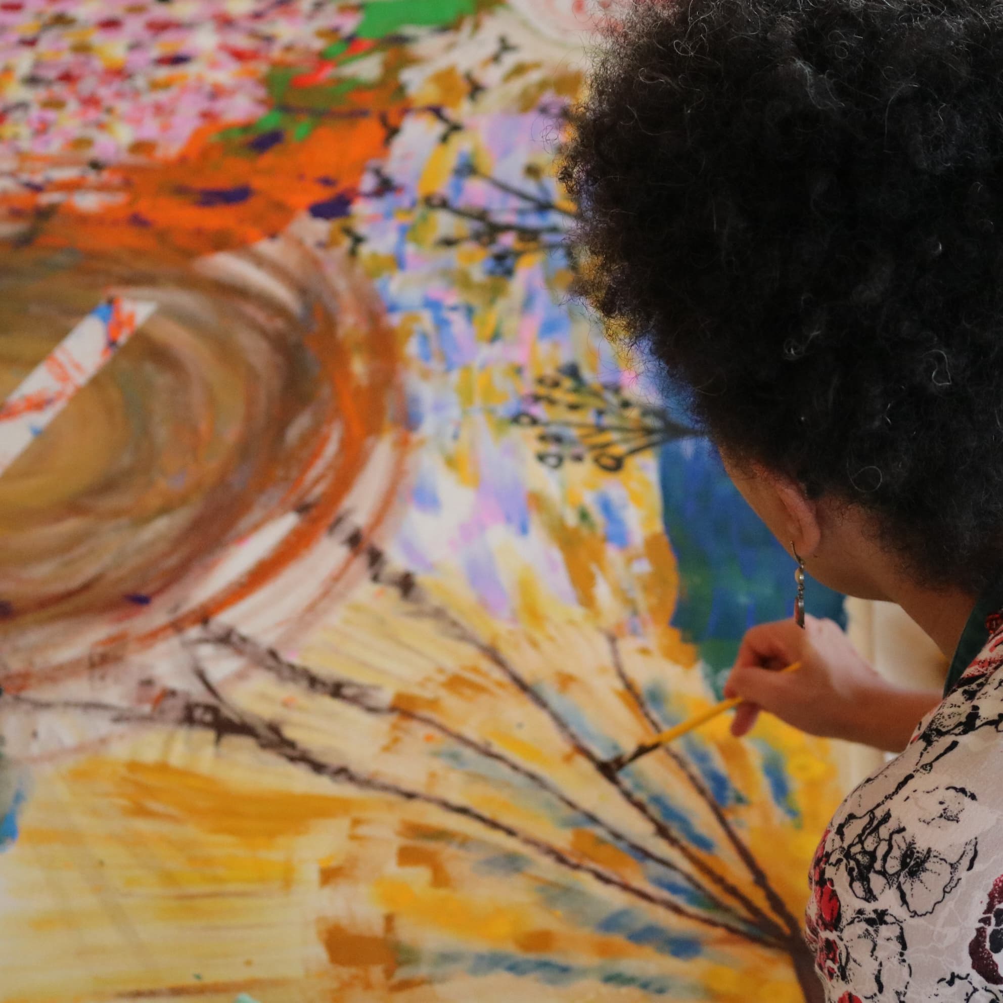 Banner do evento Domingo MAM: paisagens brasileiras - oficina de pintura com MAM Educativo