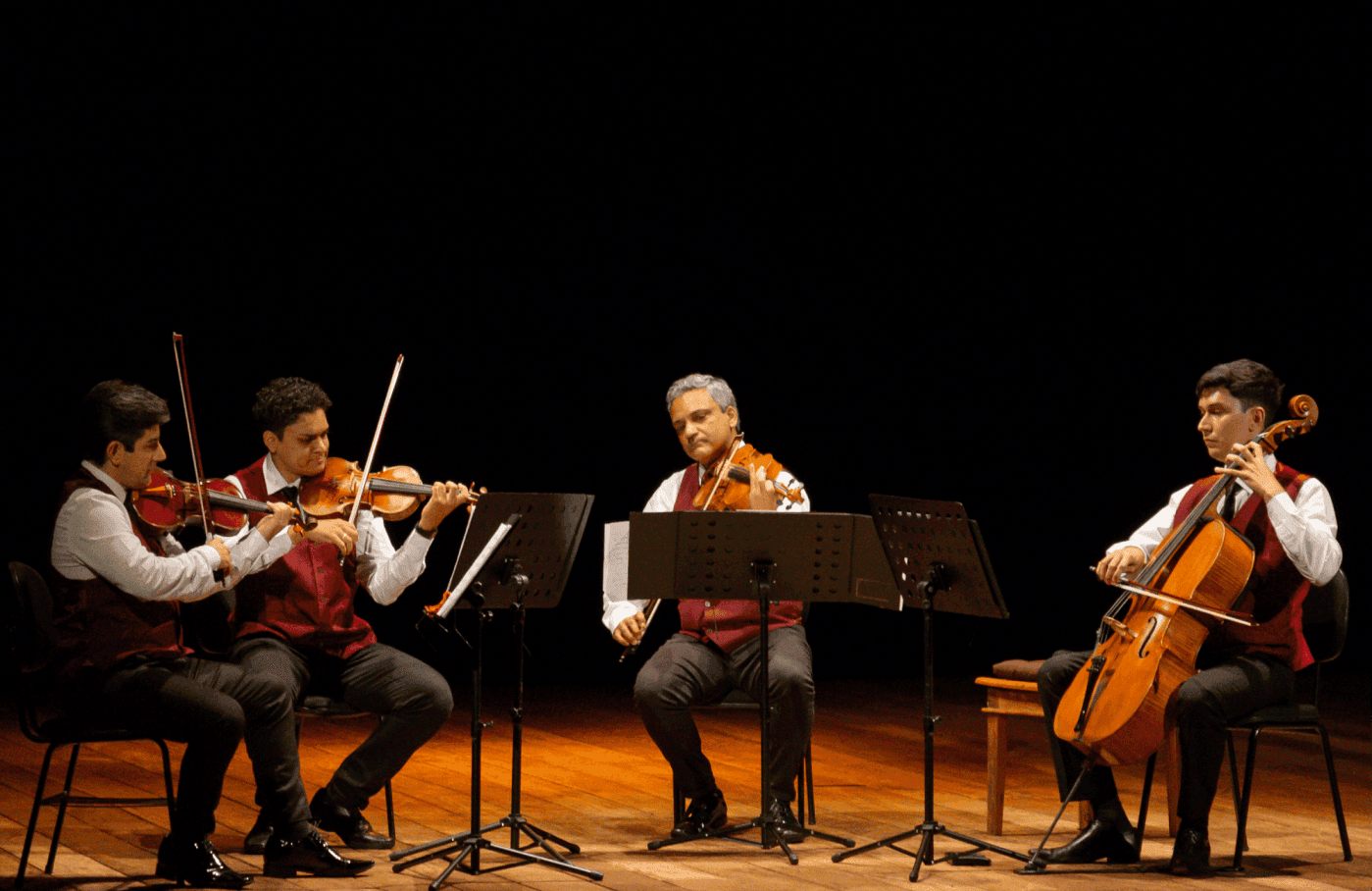 Banner do evento Série Orquestras Paulistas: Quarteto de Cordas Minaz 