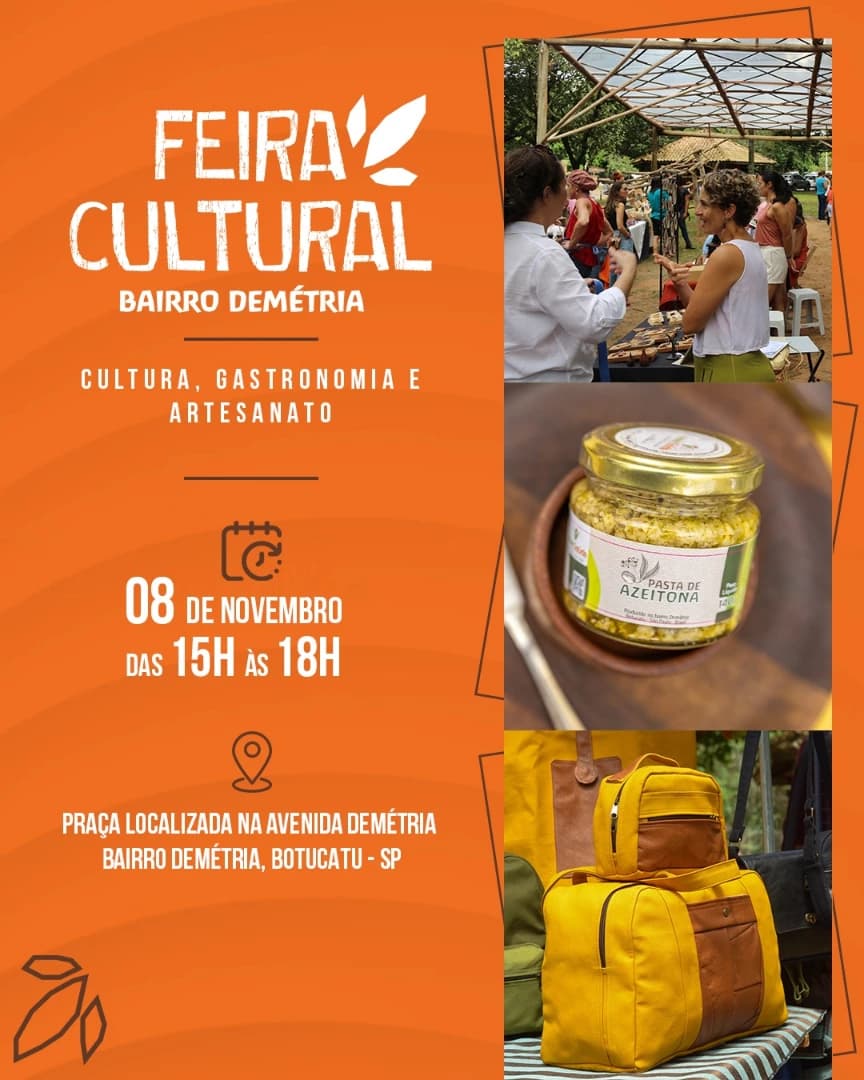 Banner do evento 🌟 FEIRA CULTURAL | Bairro Demétria 🌟