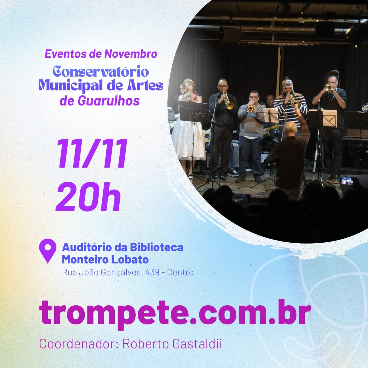 Banner do evento TROMPETE.COM.BR