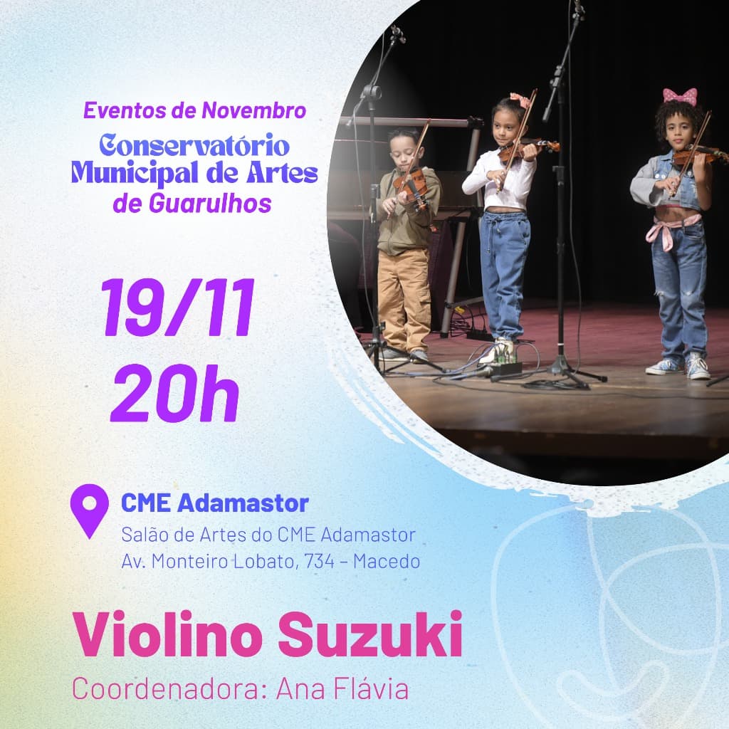 Banner do evento VIOLINO SUZUKI