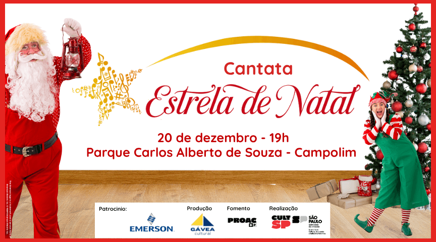 Banner do evento Cantata "Estrela de Natal"