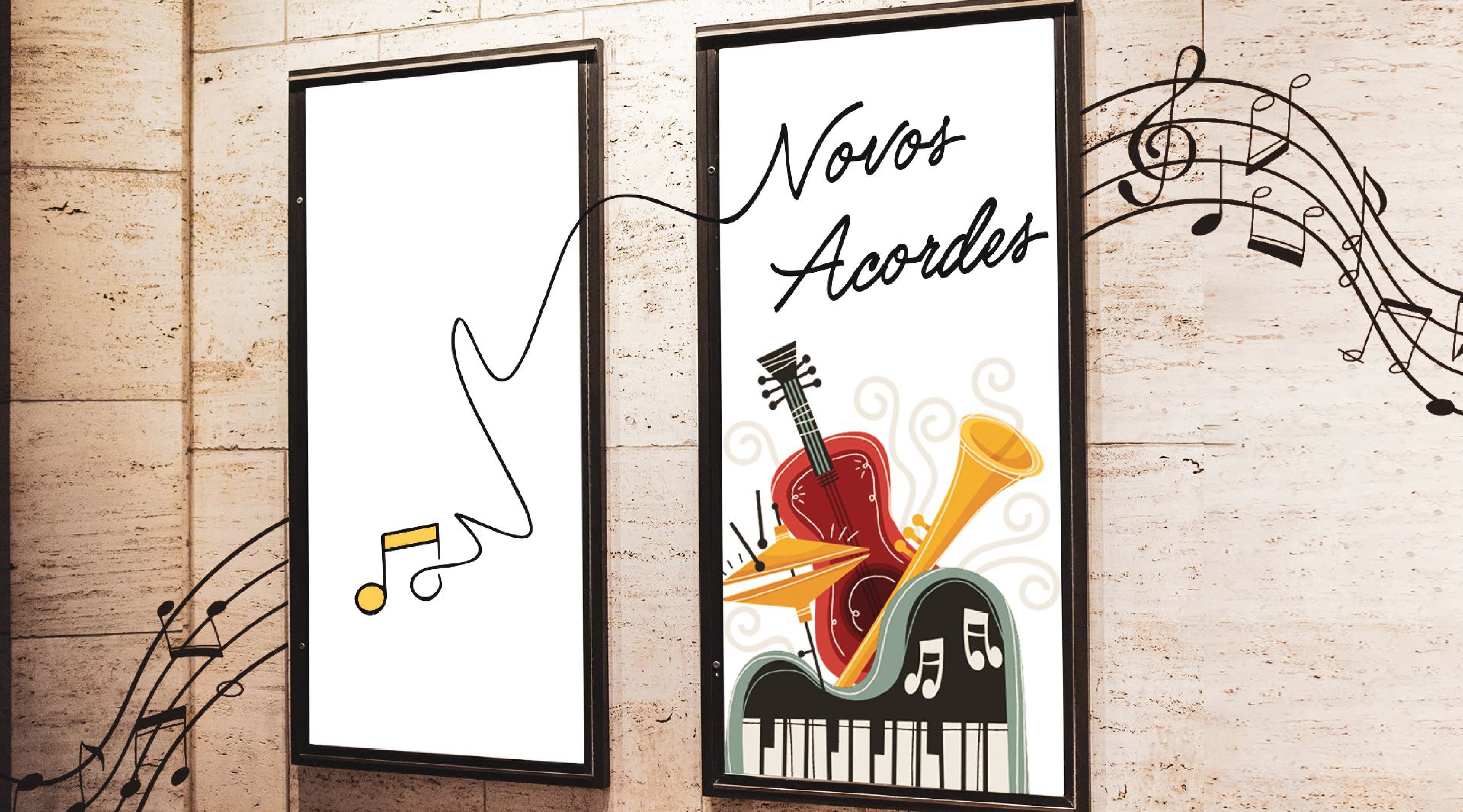 Banner do evento AULÃO INAUGURAL - INSCRIÇÕES NOVOS ACORDES