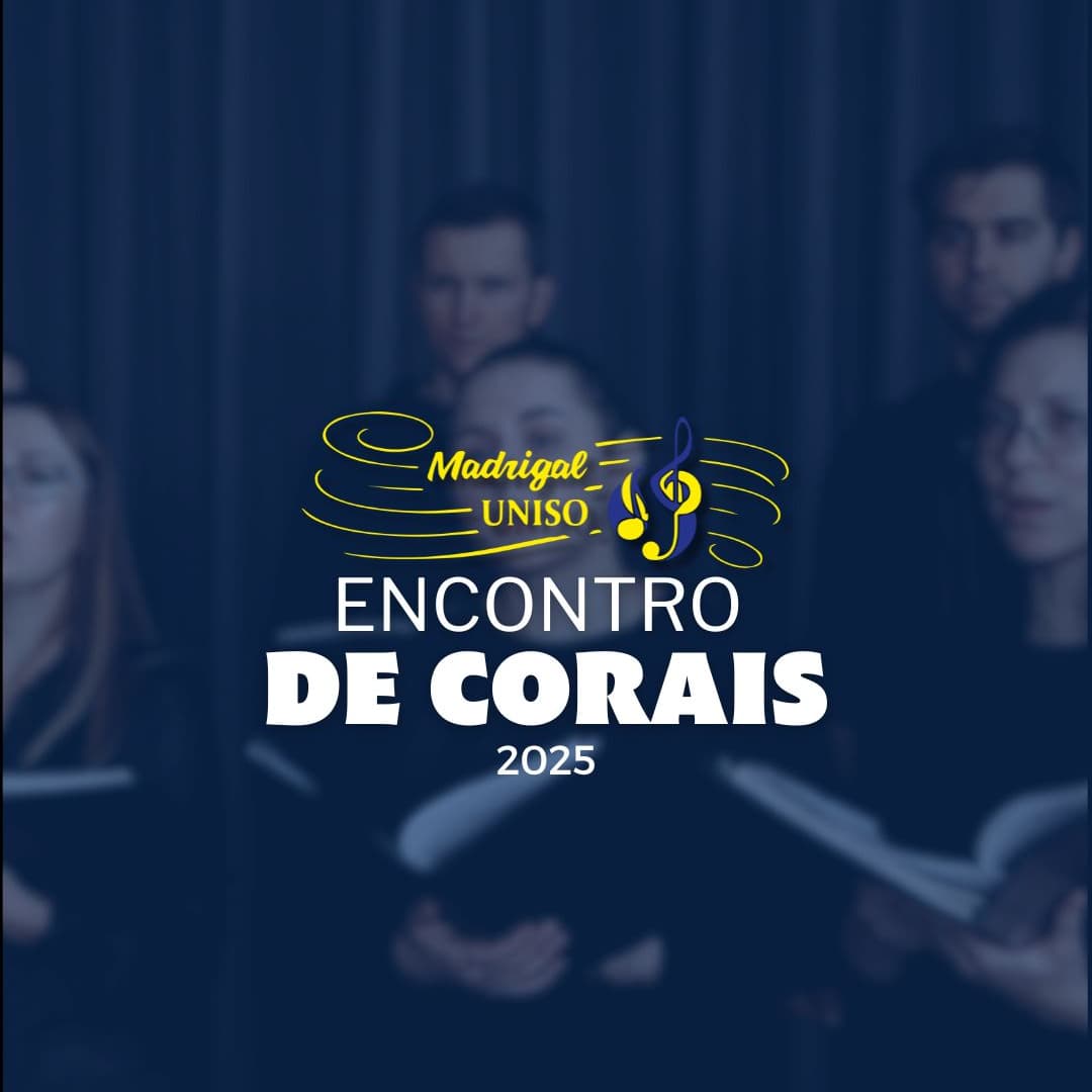 Banner do evento Madrigal UNISO - Encontro de Corais 