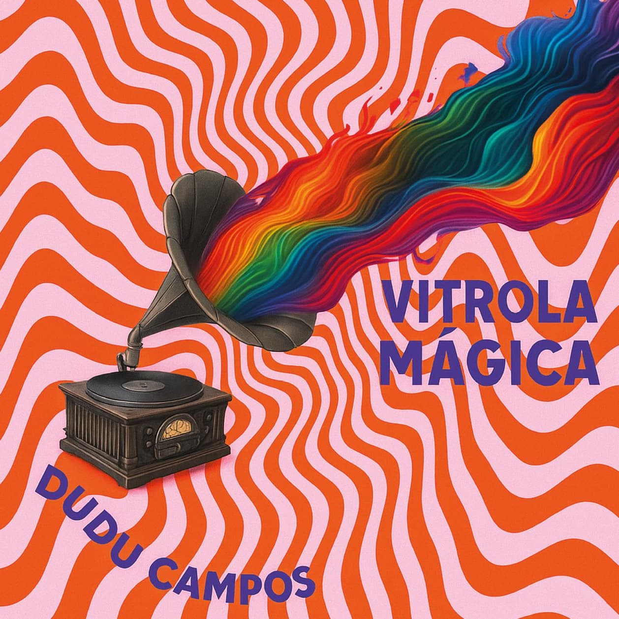 Banner do evento Lançamento do Cd "Vitrola Mágica- Dudu Campos