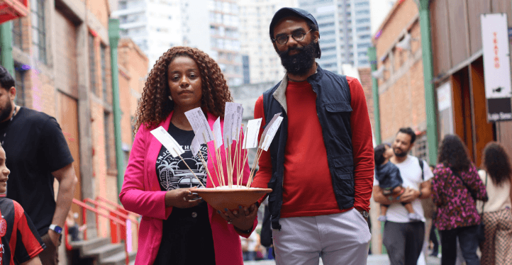 Banner do evento Lugares da Memória com Coletivo ebó de palavras