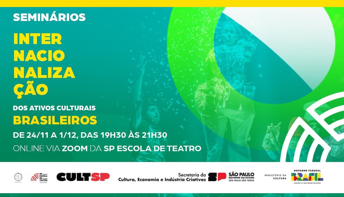 Banner do evento Seminários "Internacionalização de Ativos Culturais"