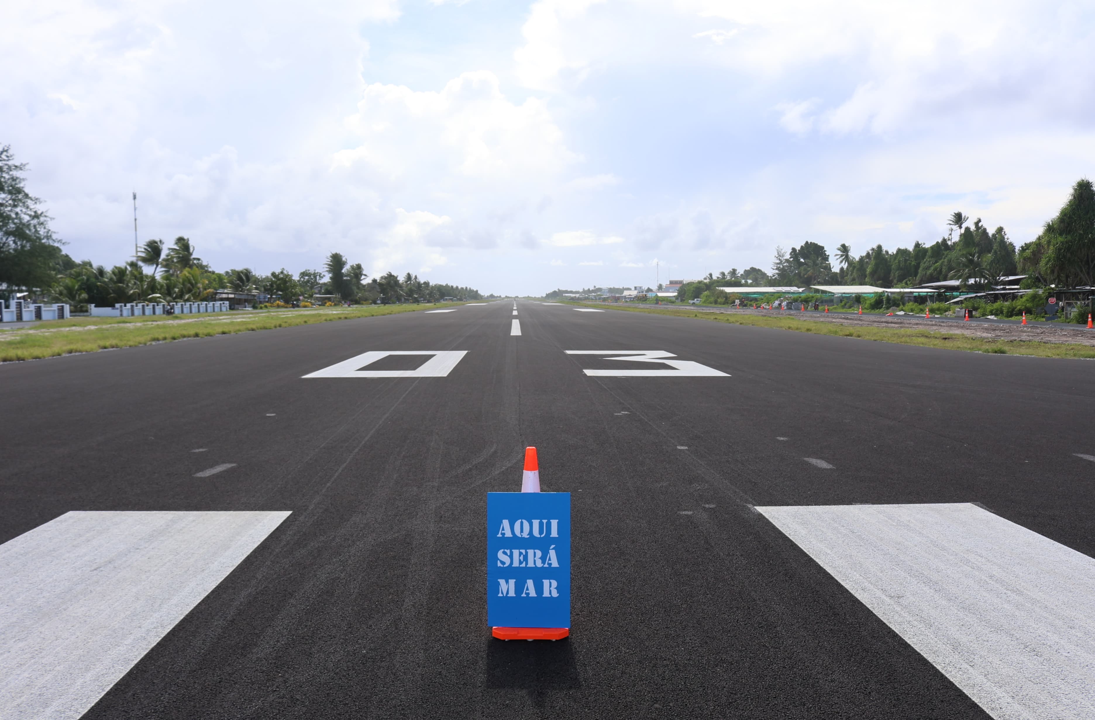 Banner do evento Exposição "Aqui Será Mar"