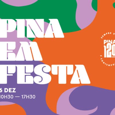 Banner do evento Pina em Festa! Dezembro 2025