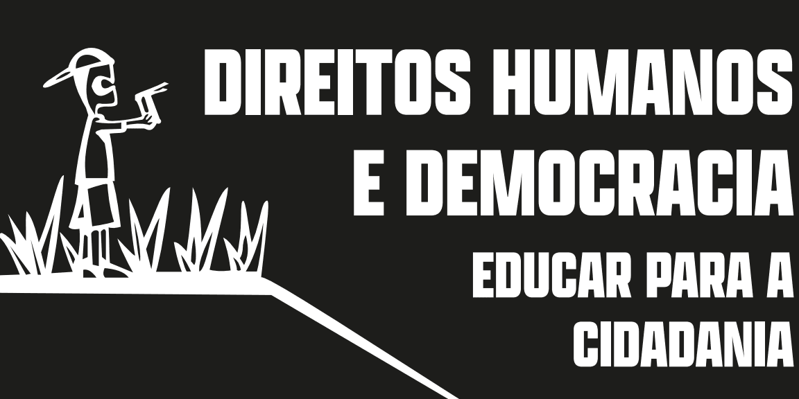 Banner do evento Exposição Itinerante "Direitos Humanos e Democracia: educar para a cidadania"