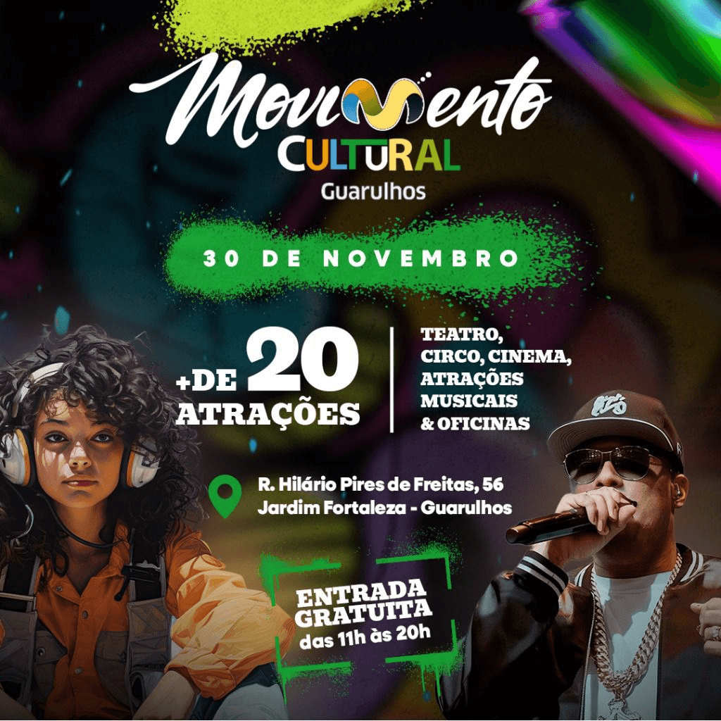 Banner do evento MOVIMENTO CULTURAL - 2ª EDIÇÃO