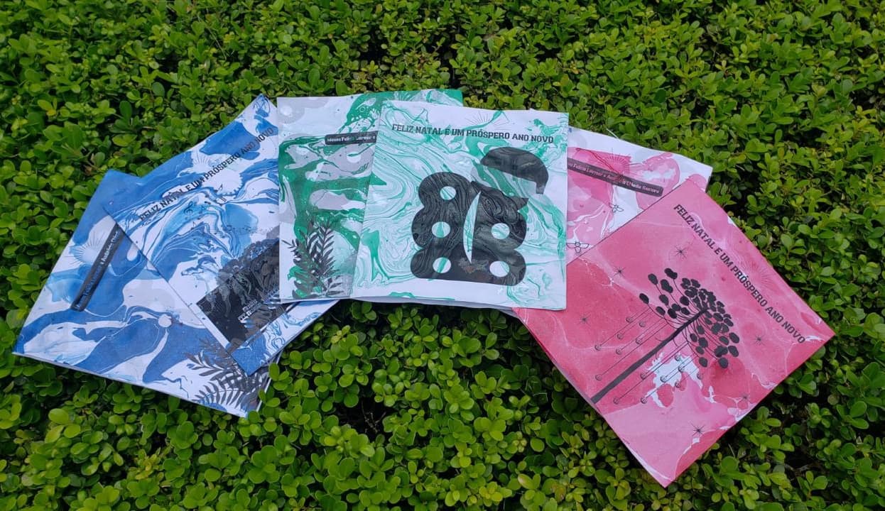 Banner do evento "Férias no Museu: Oficina de cartão de presente "