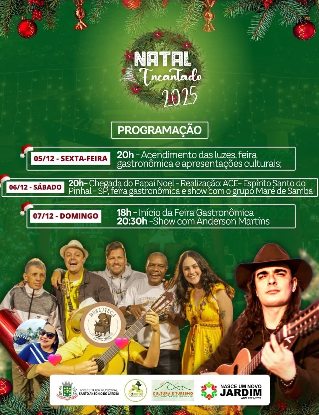 Banner do evento Natal Encantado 2025