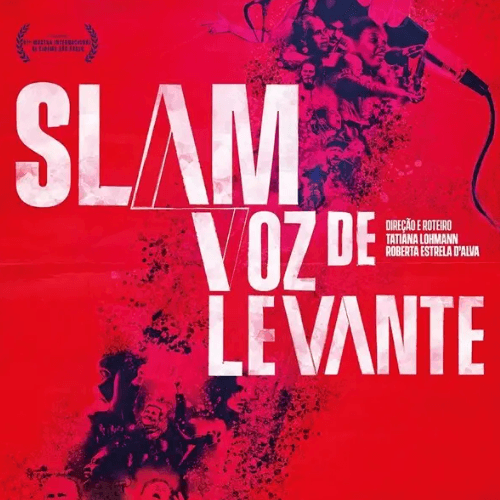 Banner do evento Cineclube Oswald de Andrade apresenta Slam Voz de Levante