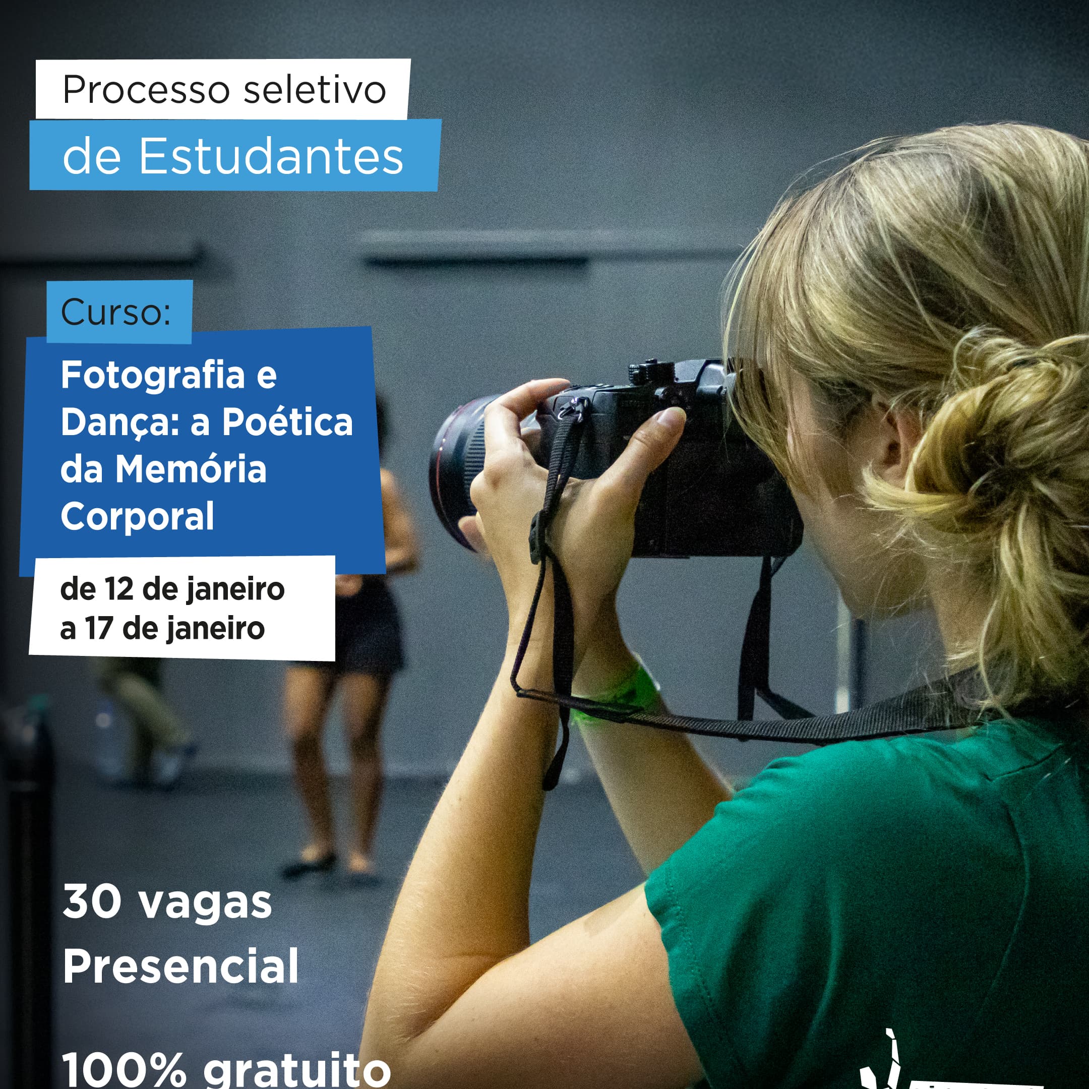 Banner do evento Fotografia e Dança: A poética da memória corporal