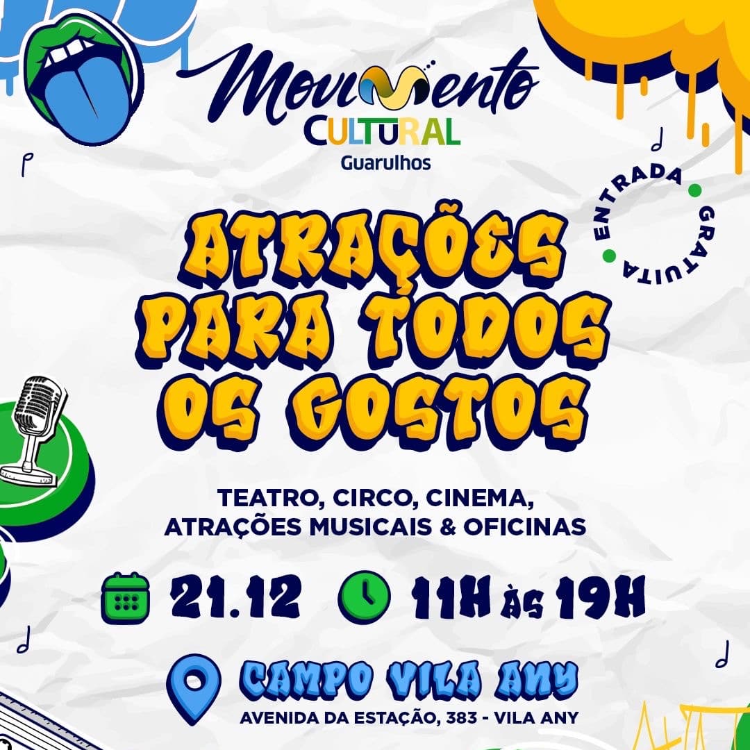 Banner do evento MOVIMENTO CULTURAL - 4ª EDIÇÃO