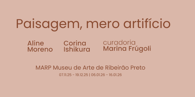 Banner do evento Exposição Paisagem, mero artifício