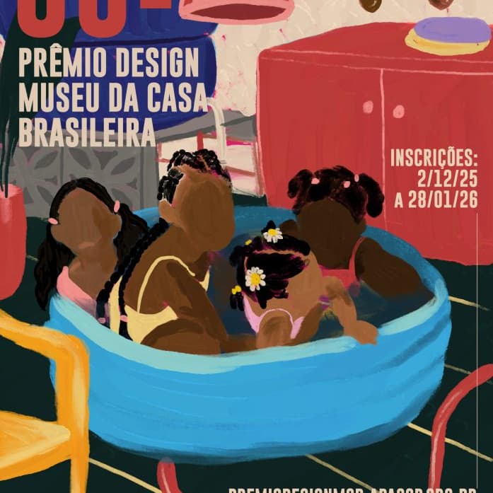 Banner do evento Mostra dos Cartazes Finalistas do Concurso de Cartazes do 36º Prêmio Desgin Museu da Casa Brasileira