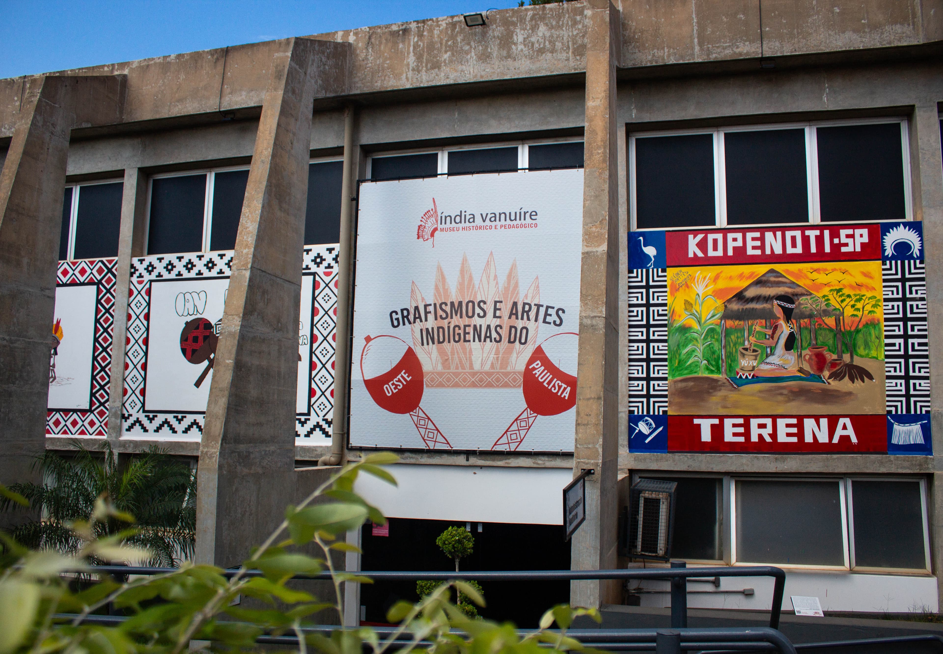 Banner do evento "Grafismos e Artes Indígenas do Oeste Paulista"