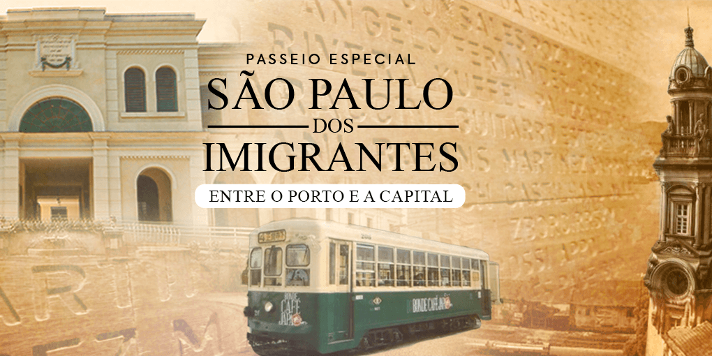 Banner do evento Passeio Especial | São Paulo dos Imigrantes