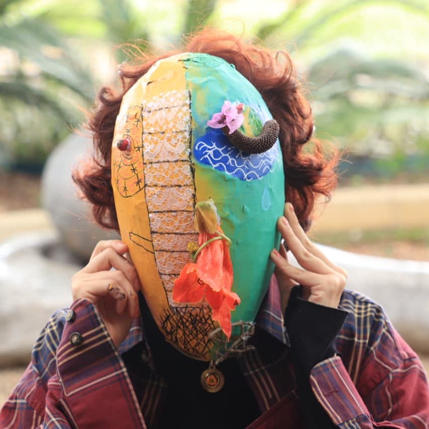 Banner do evento OFICINA GENEALOGIA DO FUTURO – CRIAÇÃO E CONFECÇÃO DE MÁSCARAS COM DANIEL CRUZ