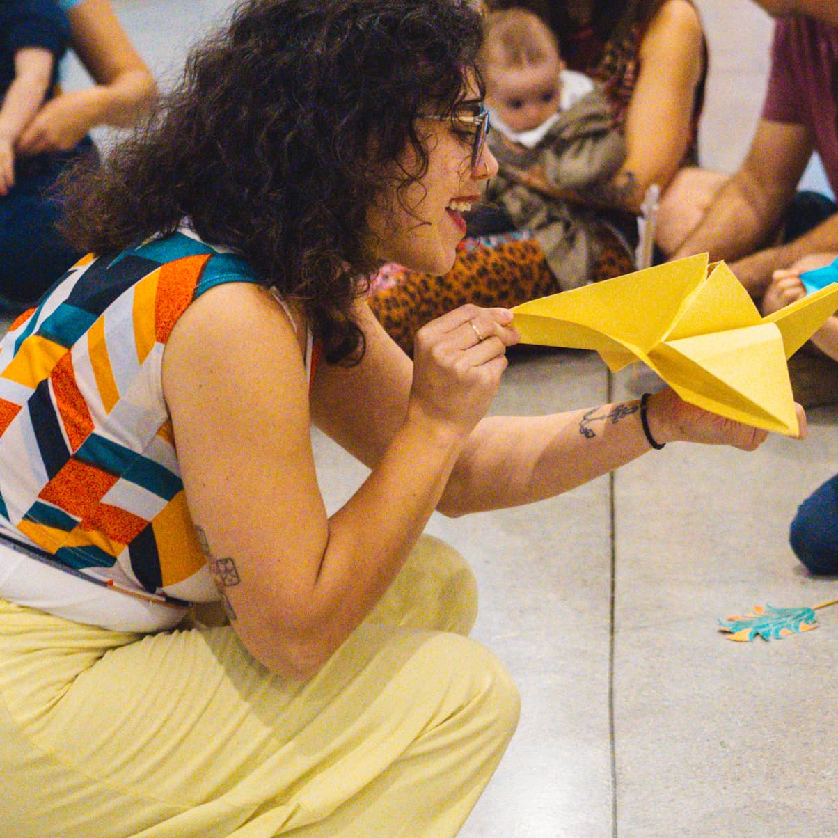 Banner do evento MAM na Marquise + Família MAM + Férias no MAM: Percurso lúdico na exposição "Pintar o Brasil".
