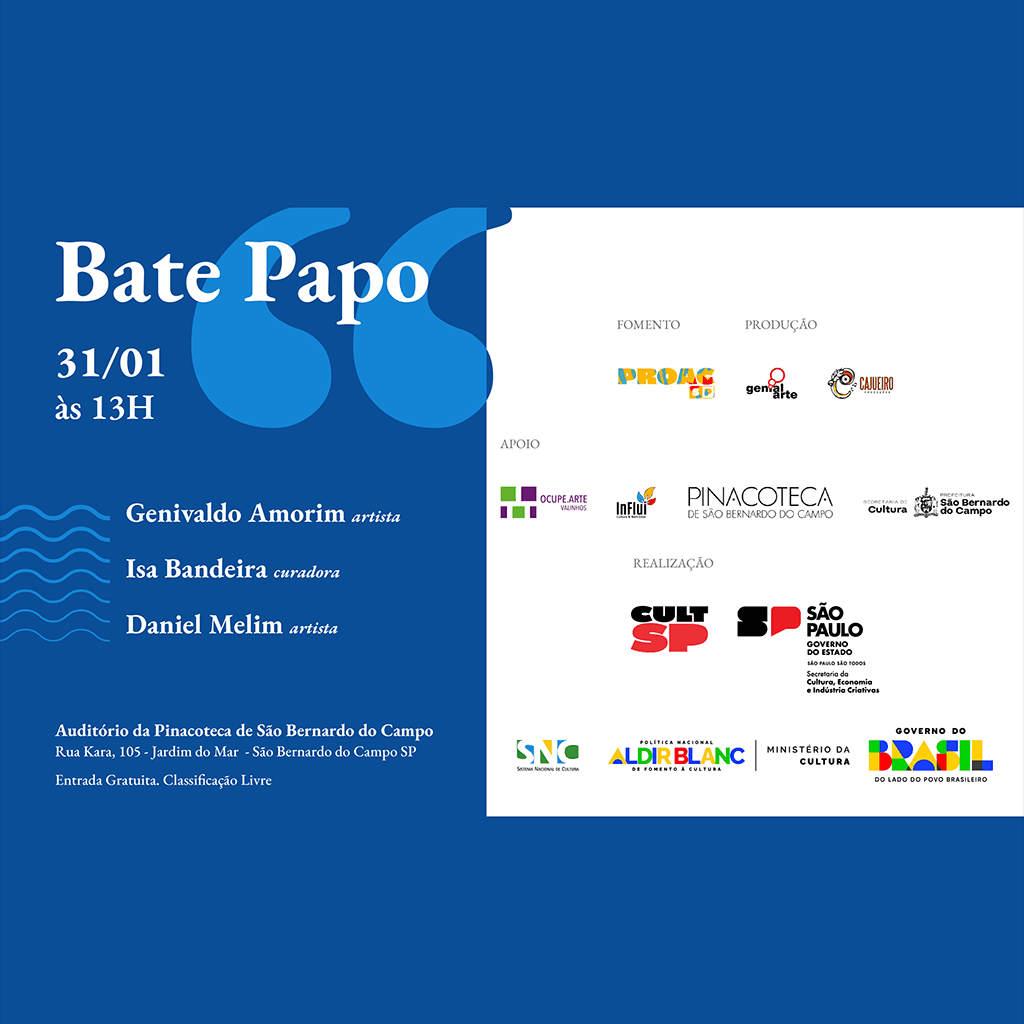 Banner do evento Bate-Papo Aqui Será Mar - Reflexos Urbanos