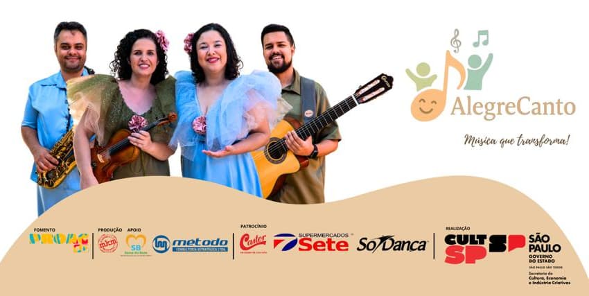 Banner do evento Alegrecanto - Apae Chavantes