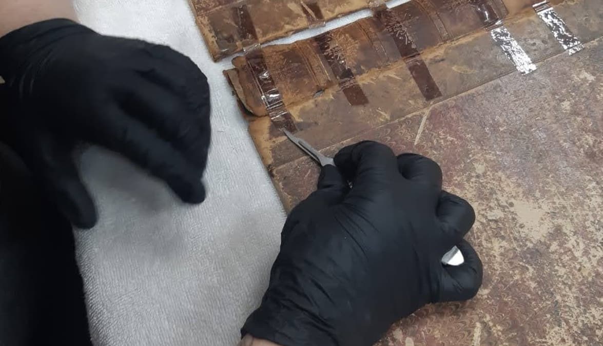 Banner do evento Conservação e Restauro de Papel