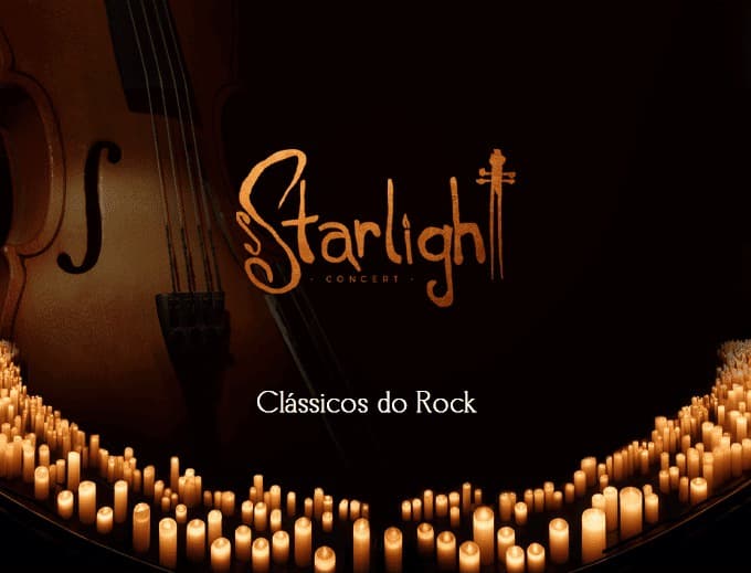 Banner do evento Espetáculo Starlight Concert - Clássicos do Rock