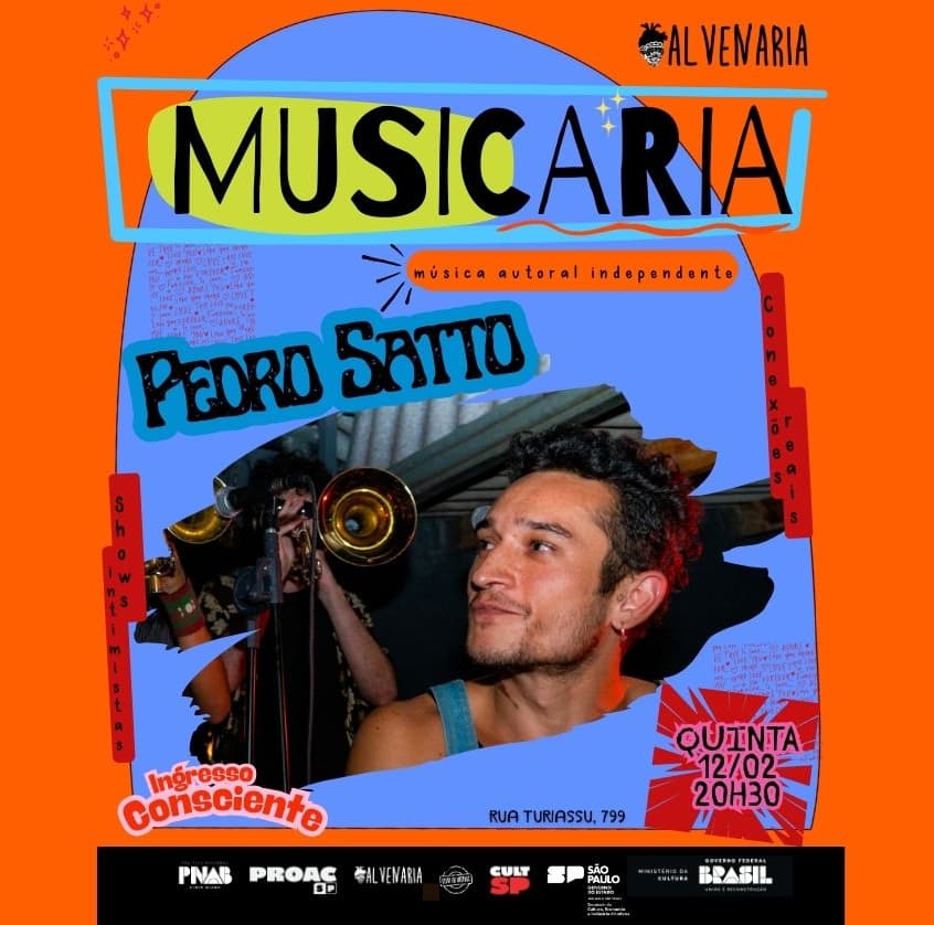 Banner do evento Musicaria - Show Pedro Satto