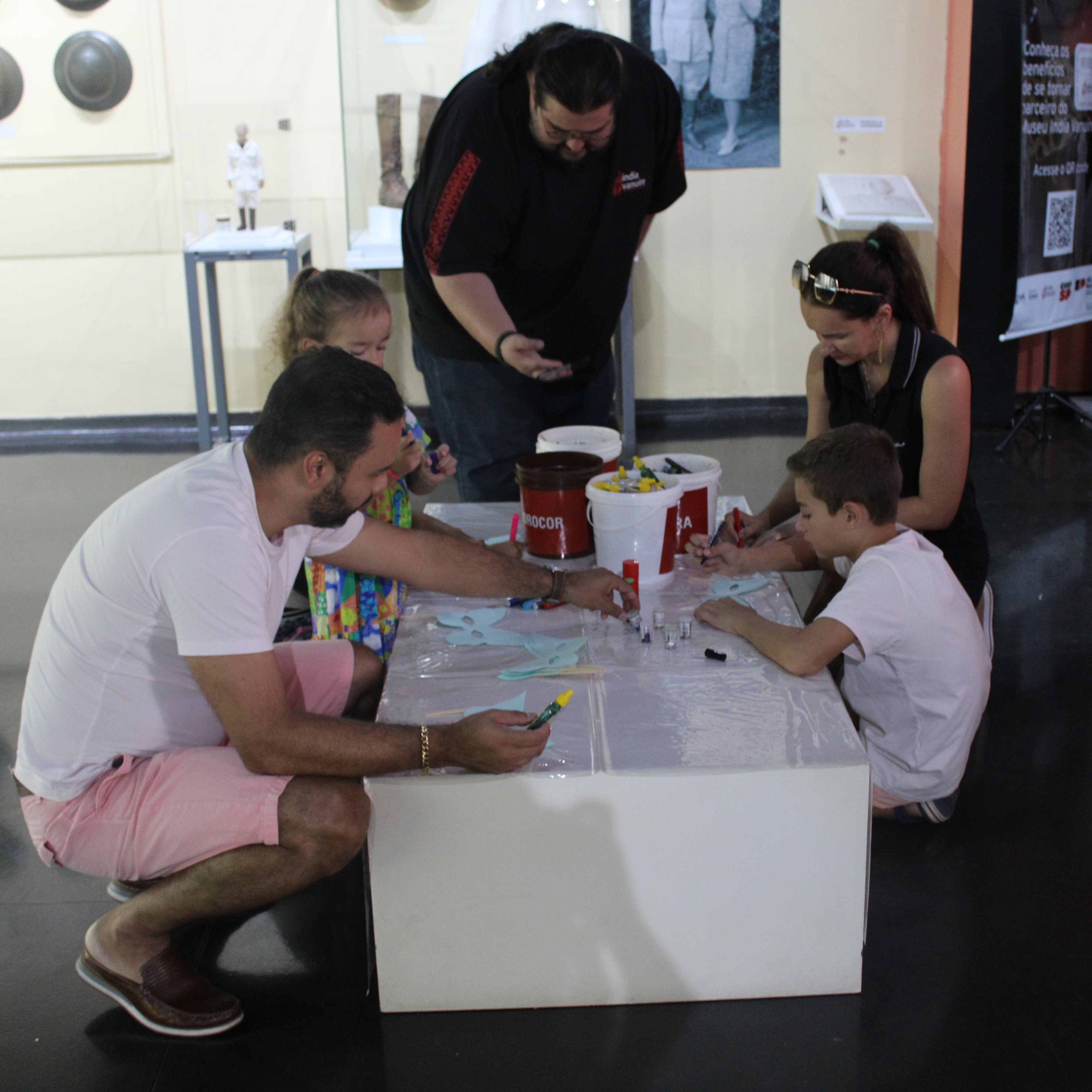 Banner do evento Família no Museu 