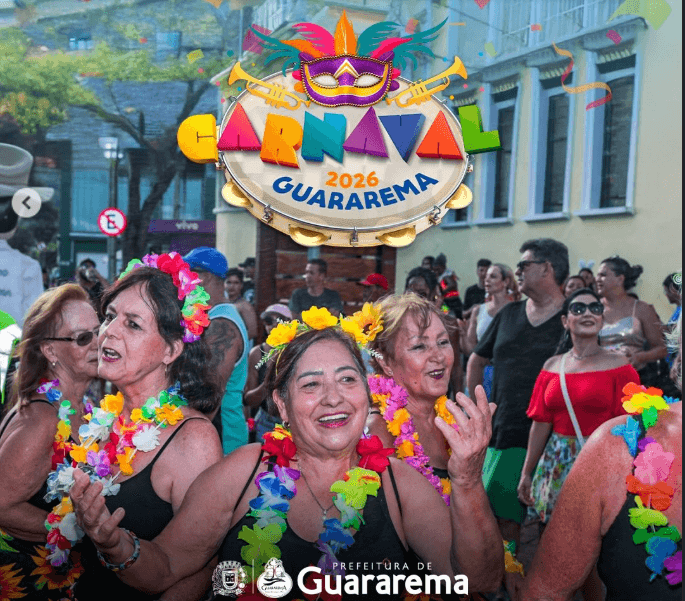 Banner do evento Carnaval de Guararema 2026