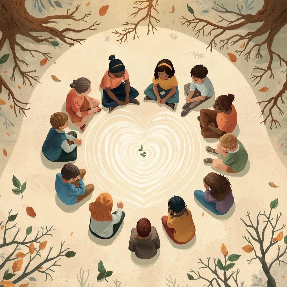 Banner do evento ACORDOS DO CORAÇÃO CALMO – COM EQUIPE BIBLIOTECA