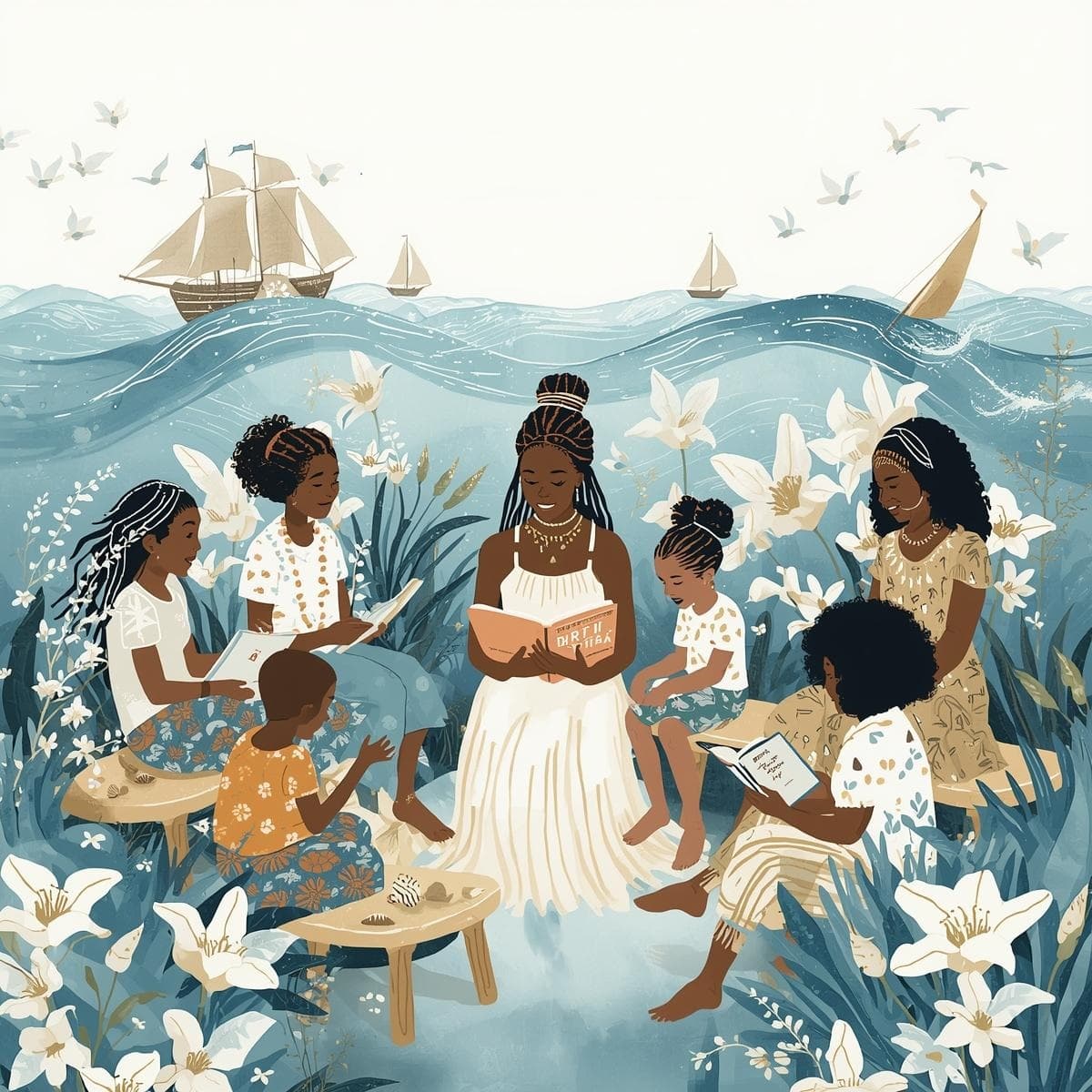 Banner do evento A BELEZA DA MÃE D’ÁGUA – COM EQUIPE BIBLIOTECA