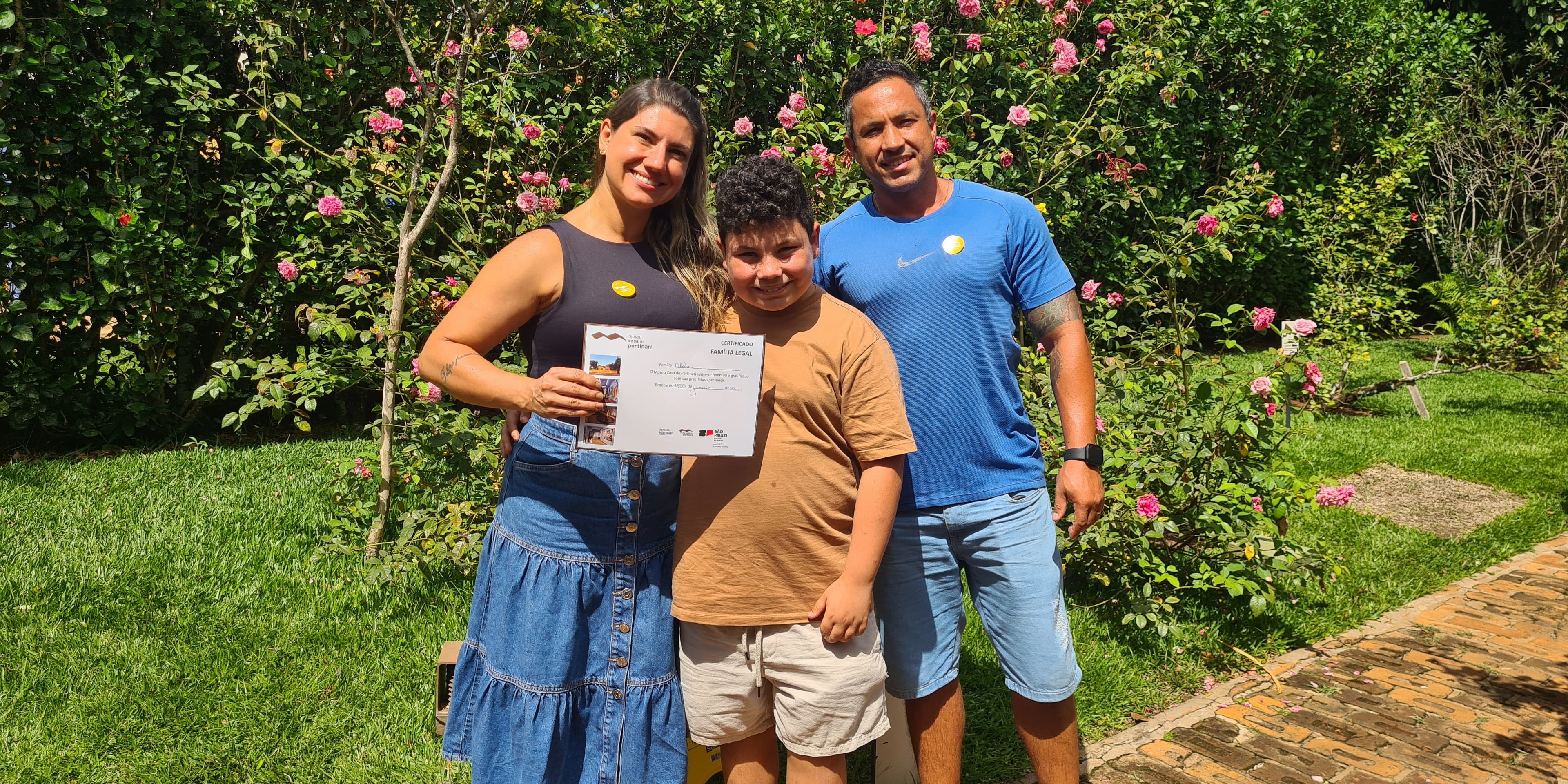 Banner do evento Família no Museu 