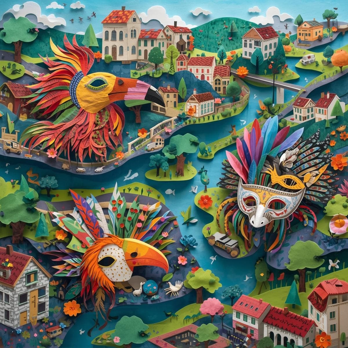 Banner do evento ANIMAIS FANTÁSTICOS E ONDE SUAS MÁSCARAS HABITAM – COM EQUIPE BIBLIOTECA