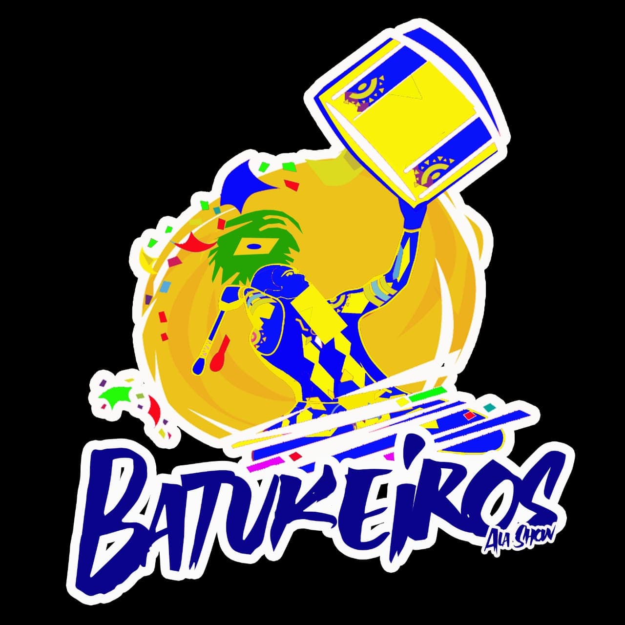 Banner do evento Encontro com Artes: Folia no Museu – Batukeiros Ala Show